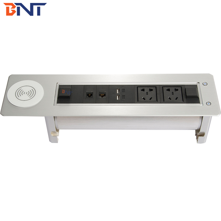 OEM/ODM Smart Office Tabletop Sockets/ Electric Rotating Cable socket/ office desk power outlets