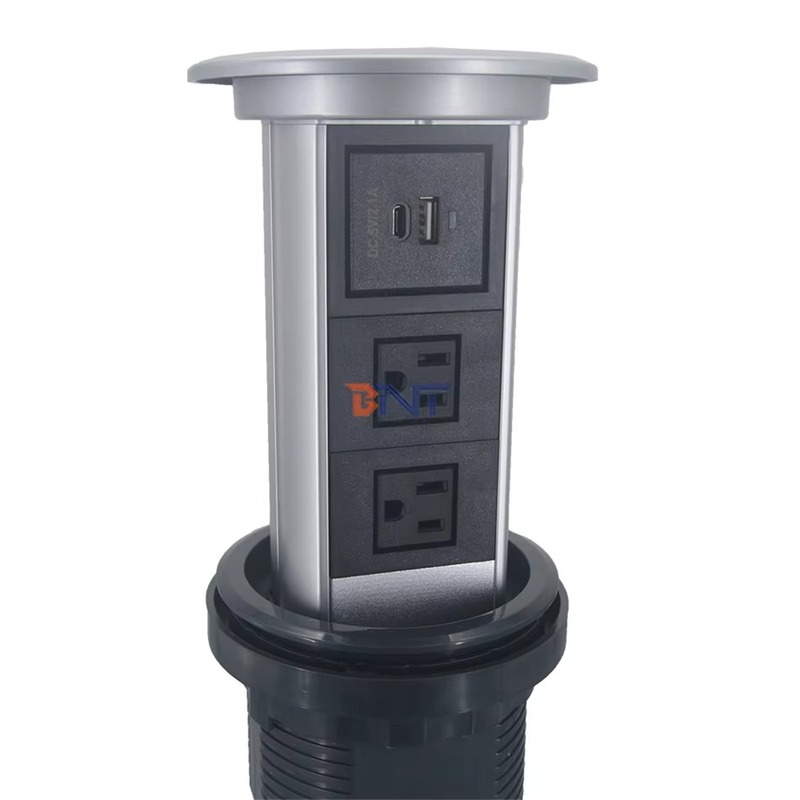 Motorized Pop Up Desk Outlet - view 1