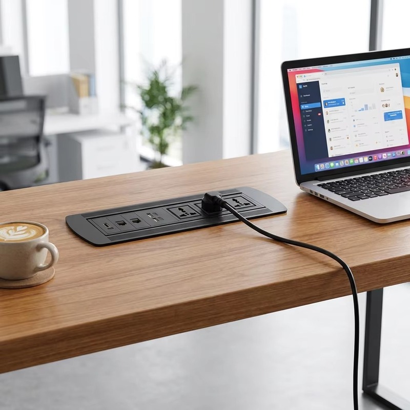 Flip Over Desk Socket - view 1